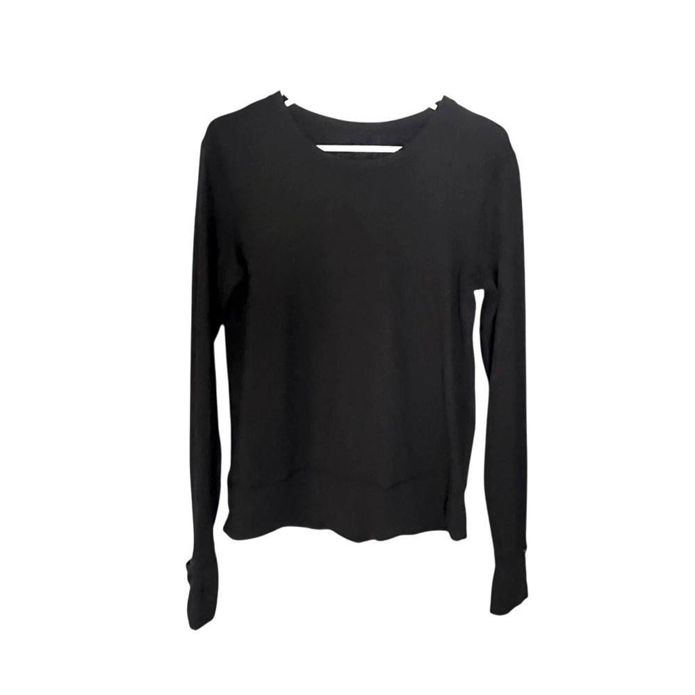 Lululemon Women's Long Sleeve Workout Casual Shirt Top Black Size 6